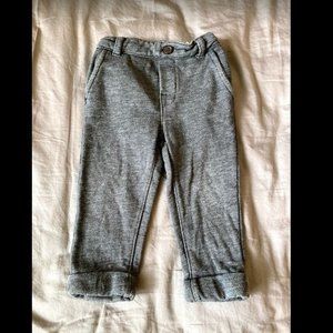 GAP, 18-24 mos, Gray knit trousers